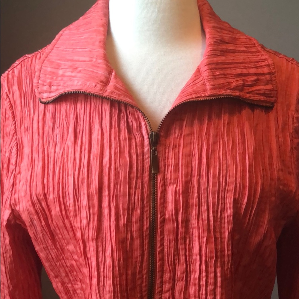 Ruby Rd. Salmon Color Jacket - Picture 4 of 6